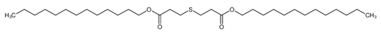 Picture of tridecyl 3-(3-oxo-3-tridecoxypropyl)sulfanylpropanoate