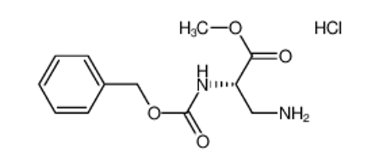 Picture of Methyl 2-(S)-[N-Carbobenzyloxy]amino-3-aminopropionate, Hydrochloride