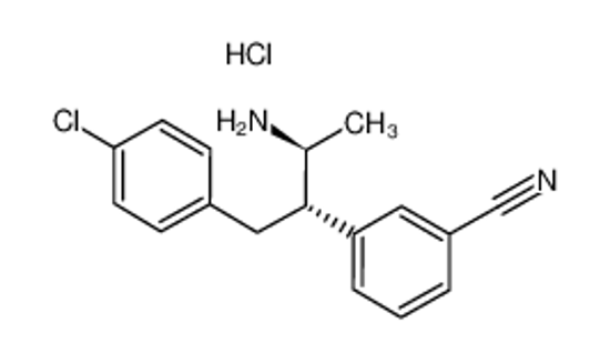 Picture of Benzonitrile, 3-[(1S,2S)-2-amino-1-[(4-chlorophenyl)methyl]propyl]-, hydrochloride (1:1)
