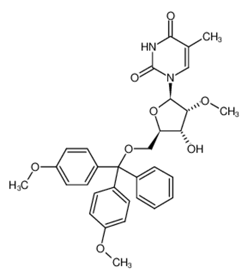 Picture of 5'-O-(DIMETHOXYTRITYL)-2'-O-METHYL-5-METHYLURIDINE