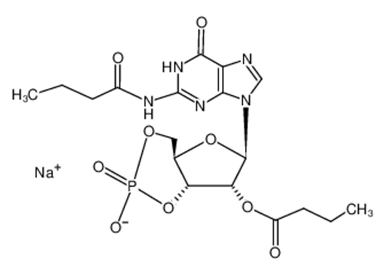 Picture of N2,2′-O-Dibutyrylguanosine 3′,5′-cyclic monophosphate sodium salt hydrate