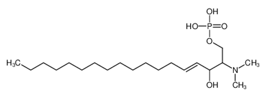 Picture of [(E)-2-(dimethylamino)-3-hydroxyoctadec-4-enyl] dihydrogen phosphate