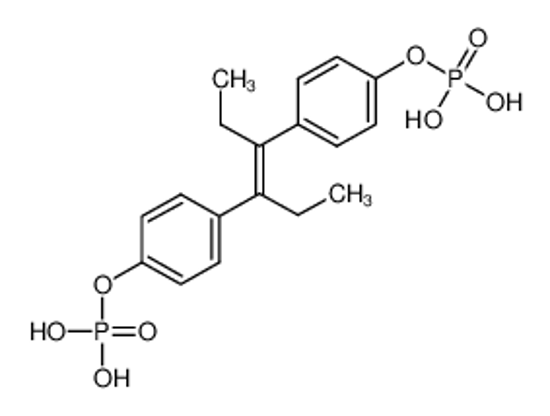 Picture of [4-[(E)-4-(4-phosphonooxyphenyl)hex-3-en-3-yl]phenyl] dihydrogen phosphate