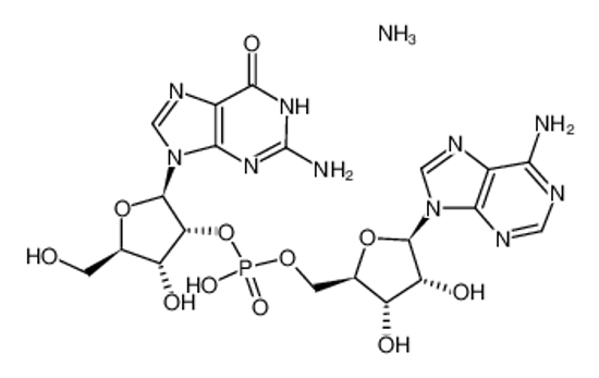 Picture of [2-(2-amino-6-oxo-3H-purin-9-yl)-4-hydroxy-5-(hydroxymethyl)oxolan-3-yl] [5-(6-aminopurin-9-yl)-3,4-dihydroxyoxolan-2-yl]methyl hydrogen phosphate,azane