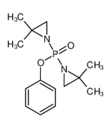 Picture of Phosphinic acid, bis(2,2-dimethyl-1-aziridinyl)-, phenyl ester