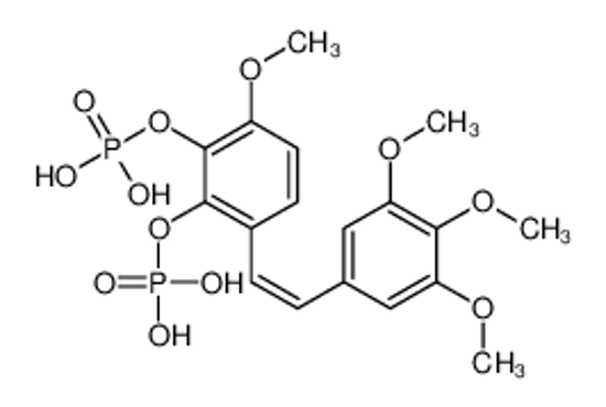 Picture of [3-methoxy-2-phosphonooxy-6-[(Z)-2-(3,4,5-trimethoxyphenyl)ethenyl]phenyl] dihydrogen phosphate