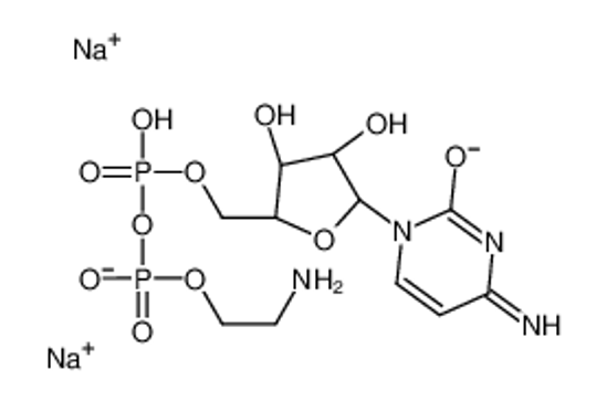 Picture of [2-aminoethoxy(hydroxy)phosphoryl] [5-(4-amino-2-oxopyrimidin-1-yl)-3,4-dihydroxyoxolan-2-yl]methyl hydrogen phosphate,sodium
