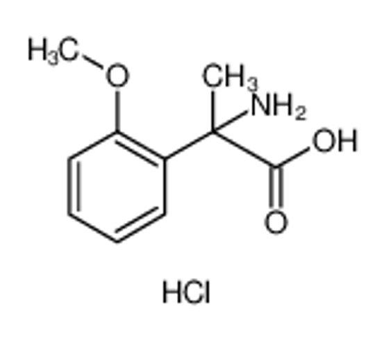 Picture of Benzeneacetic acid, α-amino-2-methoxy-α-methyl-, hydrochloride (1:1)